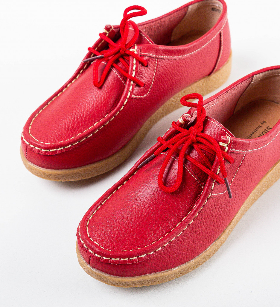 Pantofi Casual Niko Rosii - Stil și Confort - imagine 7