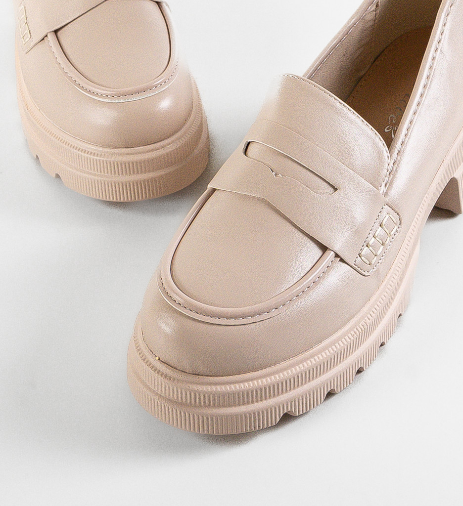 Pantofi Casual Tess Bej - Confort și Stil Zilnic - imagine 5