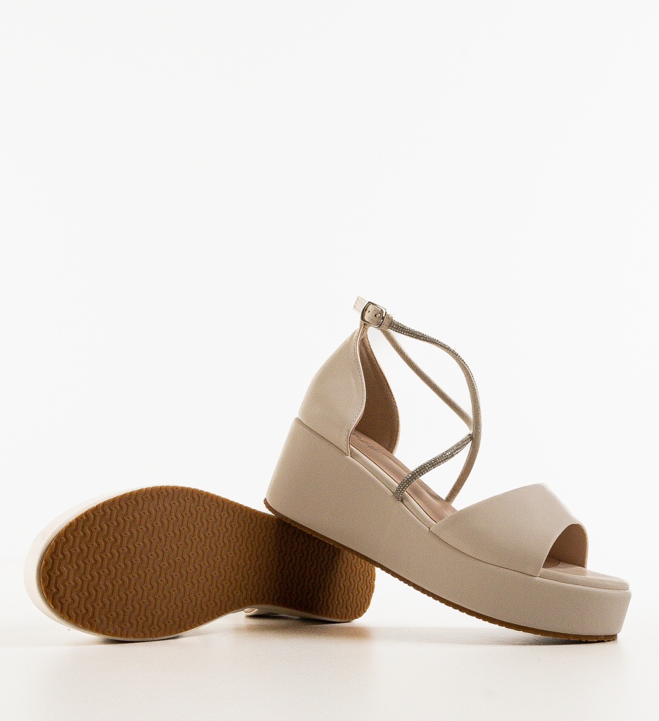 Sandale Dama Moremio Bej | Eleganță și Confort - imagine 6