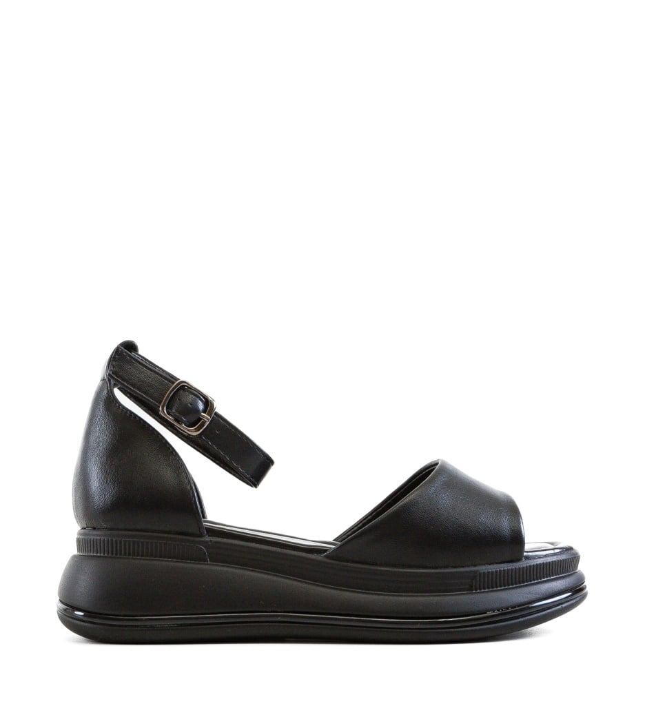 Sandale Drufon Negre Elegante pentru Dama - imagine 6