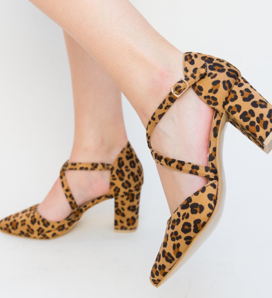 Pantofi Piser Leopard - Stil și Eleganță Remarcabilă