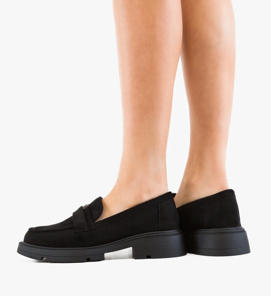 Pantofi Casual Dama Calform Negri Confort - imagine 3