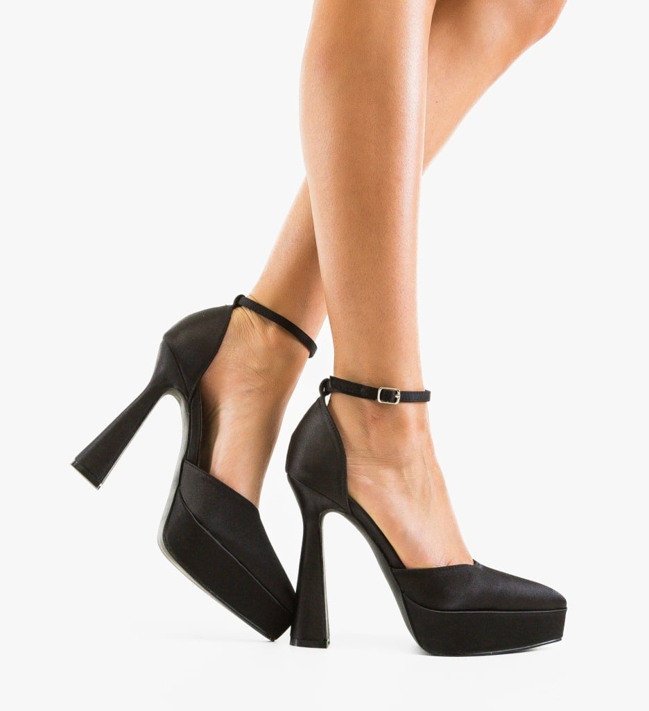 Pantofi cu Toc Gasder Negri | Eleganta si Stil - imagine 3