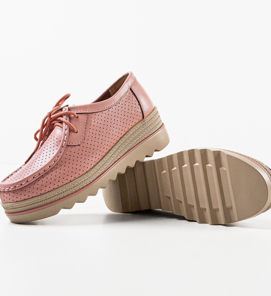 Pantofi Casual Dama Roz - Confort și Stil - imagine 7