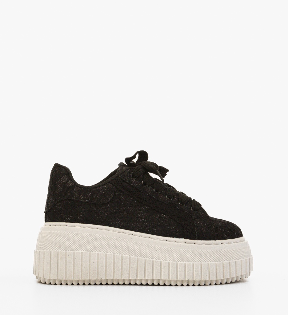 Sneakers Dama Brittn Negri - Confort & Stil - imagine 6