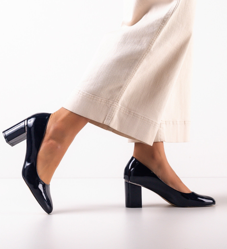 Pantofi Dama Roach Bleumarin | Eleganță și Stil - imagine 2