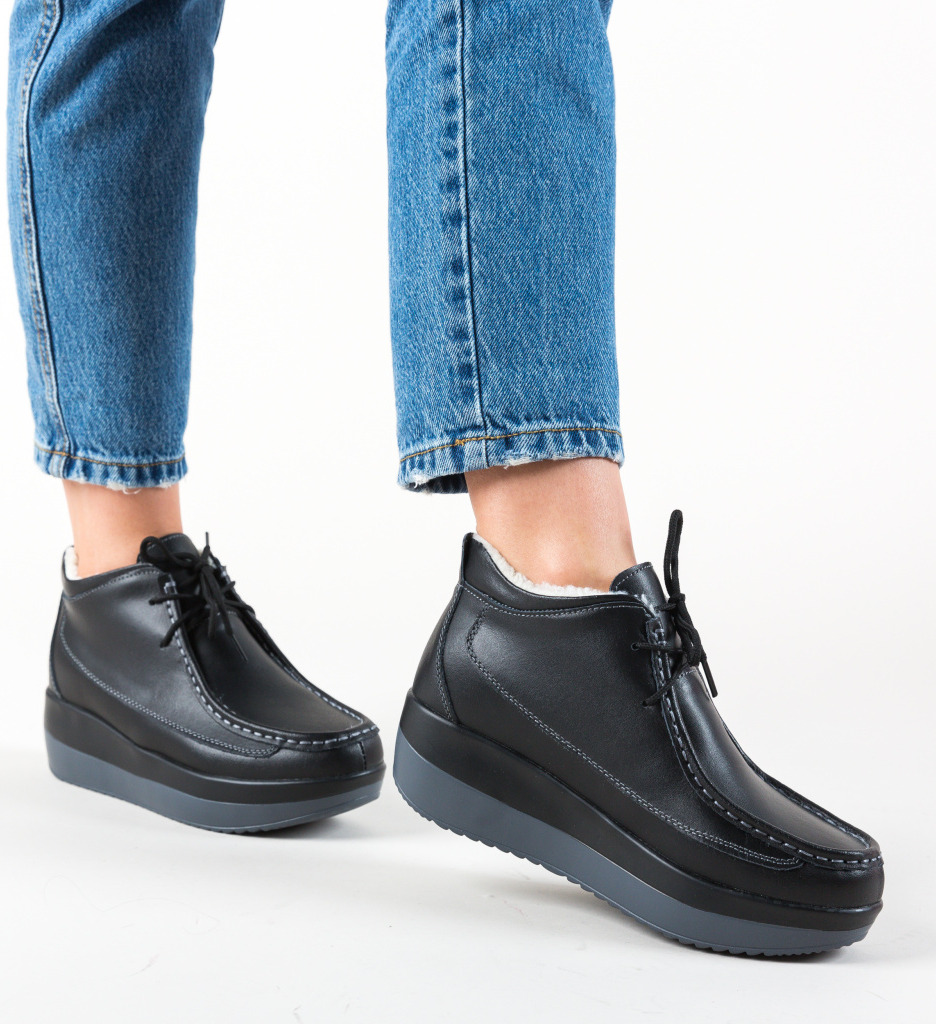 Pantofi Casual Ryhko Negri - Confort și Stil - imagine 4