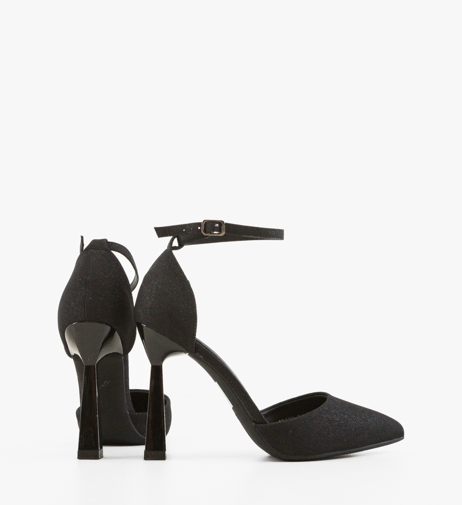Pantofi dama Trypho Negri 2 - Toc Eleg - imagine 5