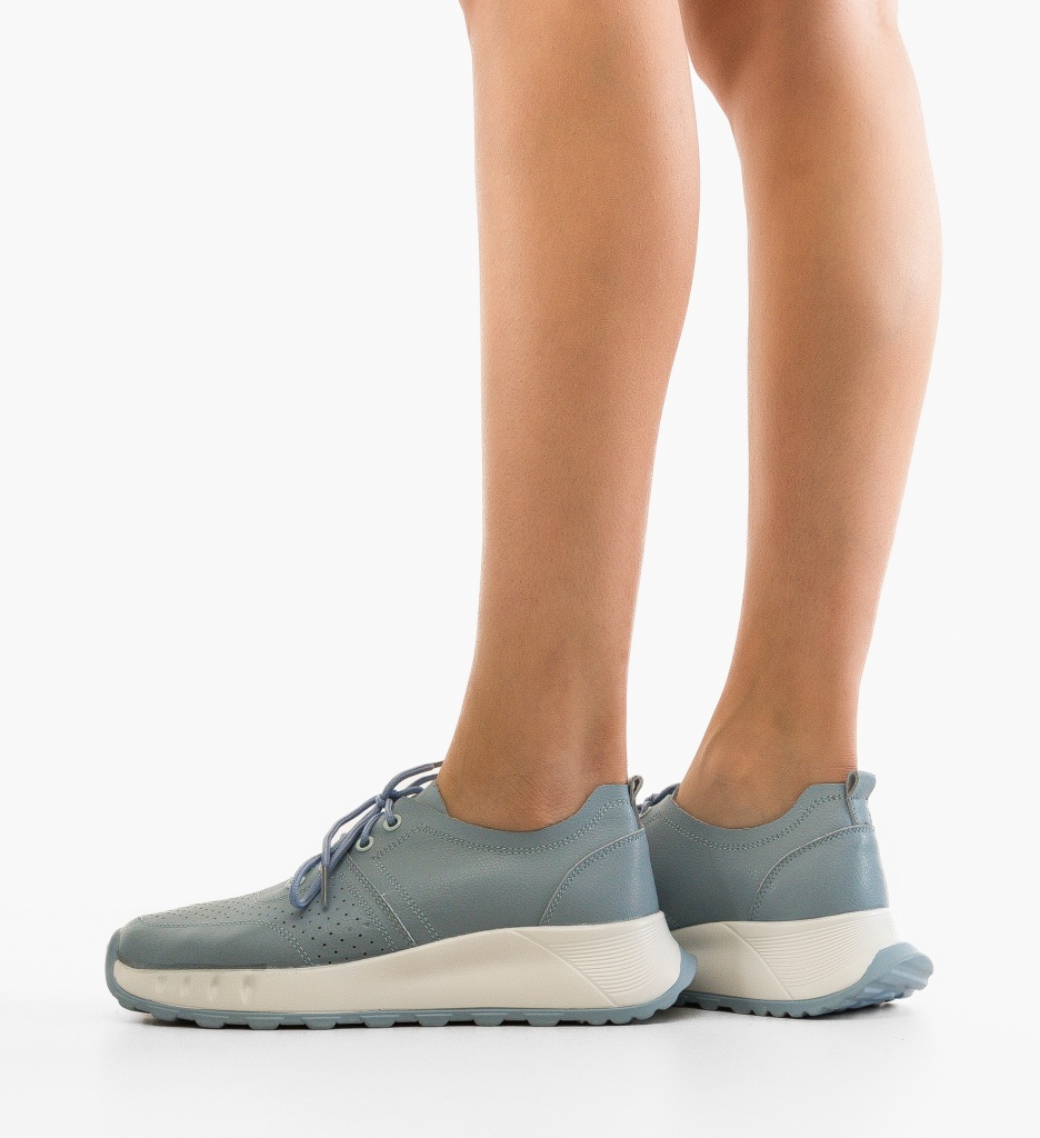 Sneakers Dama Horazia Albastri - Confort și Stil - imagine 2