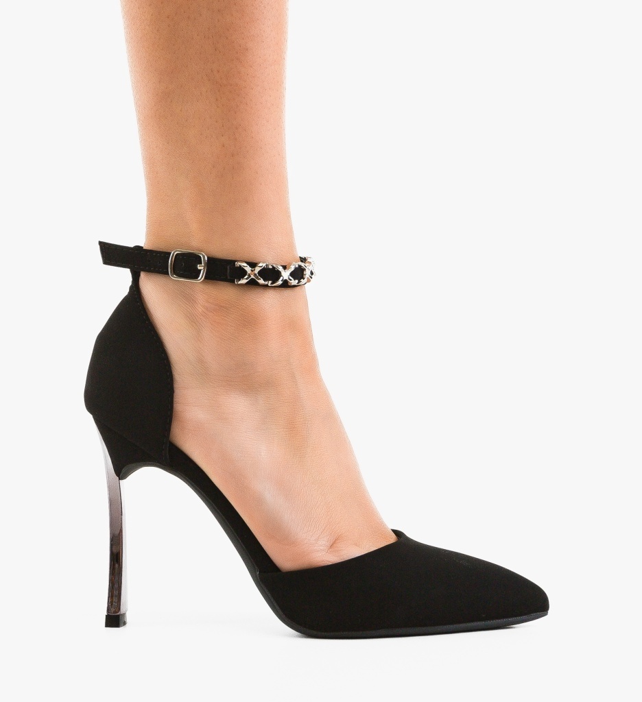 Pantofi dama Jajutra Negri cu toc eleganți - imagine 8