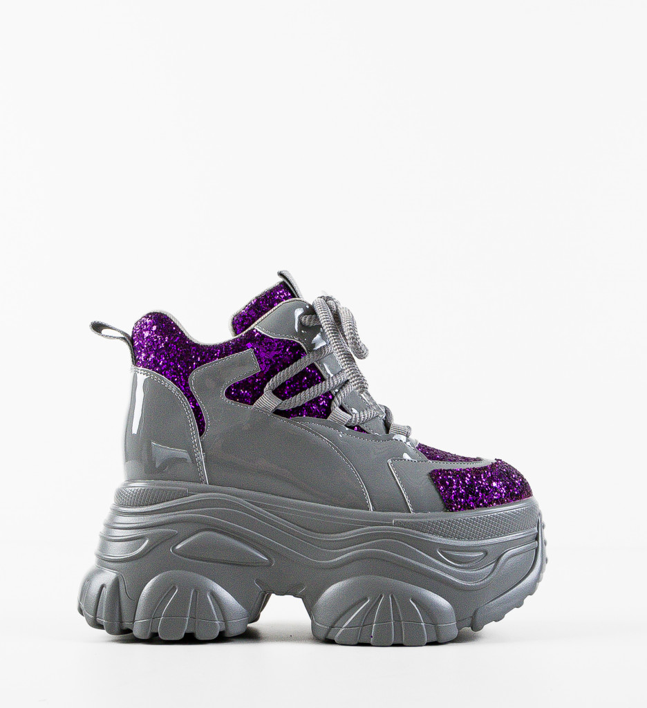 Sneakers Dama Tijuana Mov - Confort Sport - imagine 6