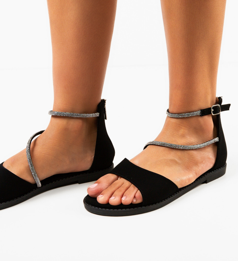 Sandale Stan Negre | Eleganță și Confort - imagine 3