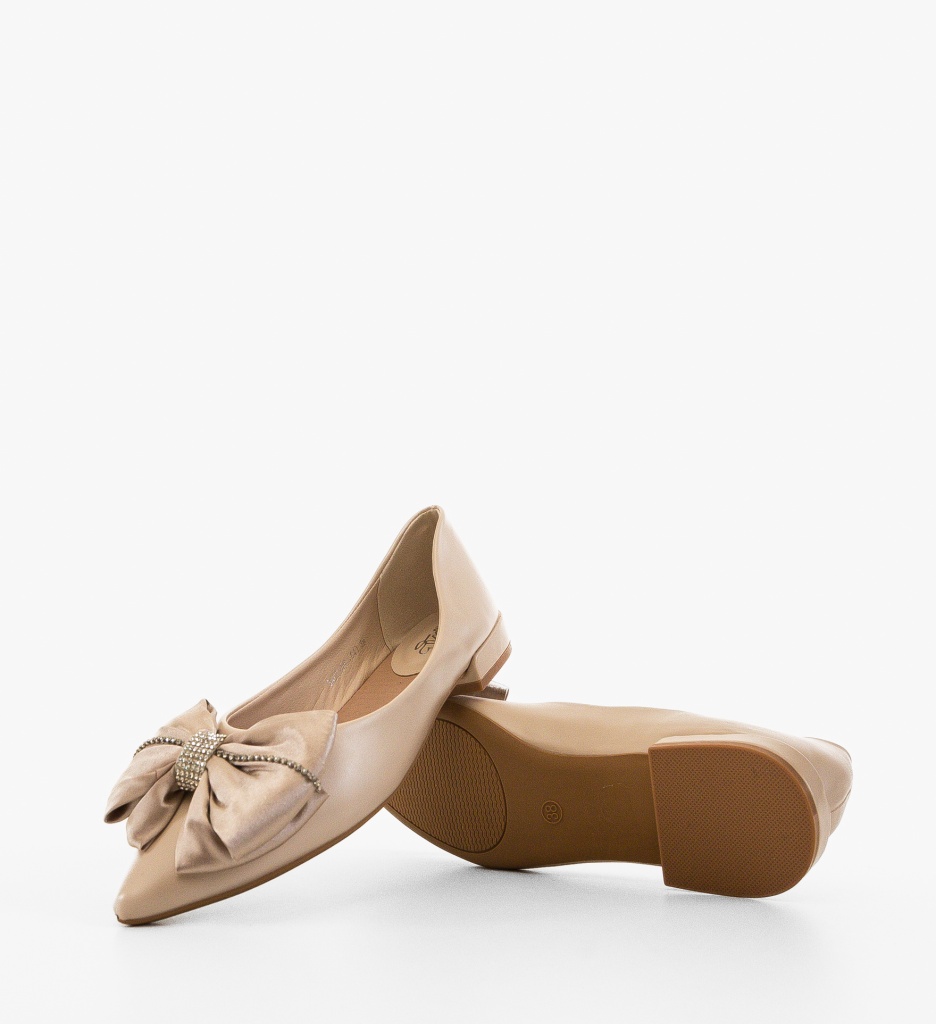 Balerini Dama Dyty Bej | Stil Casual Confortabil - imagine 5