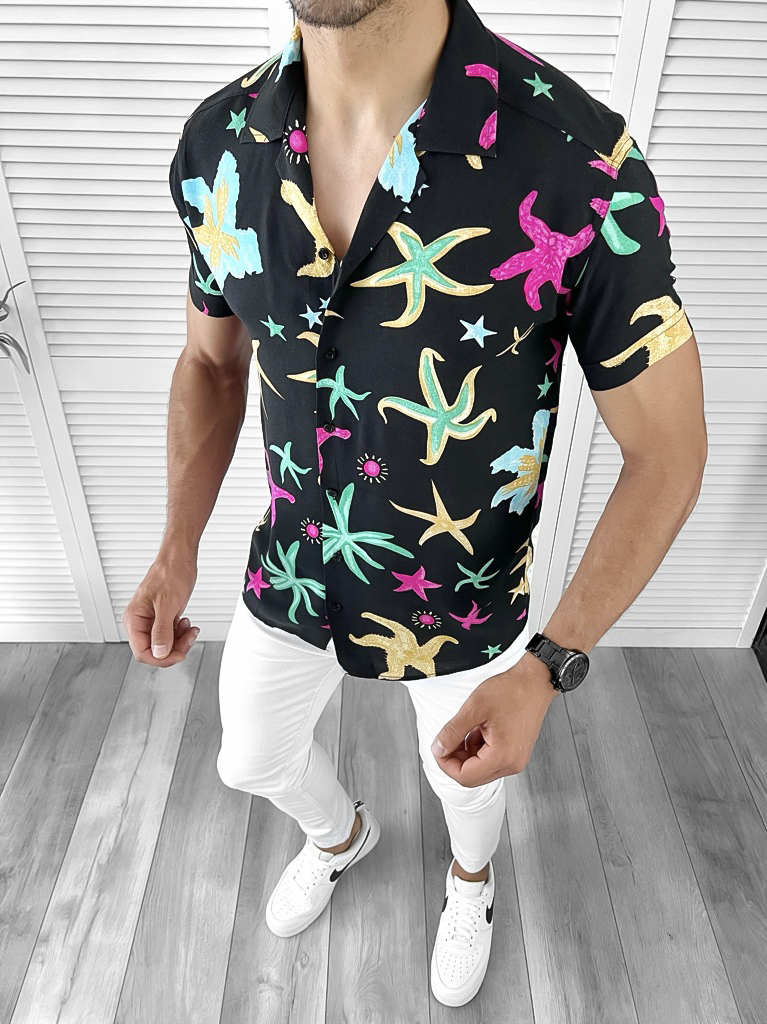 Camașă Slim Fit Premium cu Imprimeu Stilat