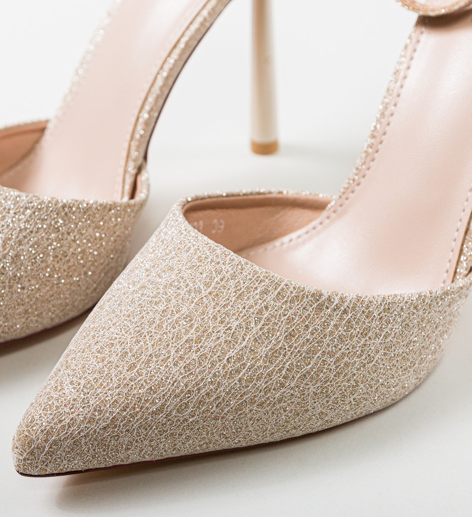Pantofi Elin Aurii - Eleganță și Stil - imagine 7