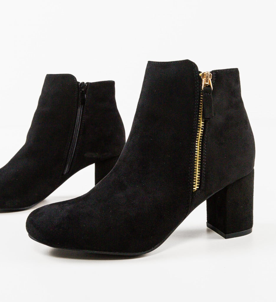 Botine Dama Kaiden Negre - Eleganță și Confort - imagine 10