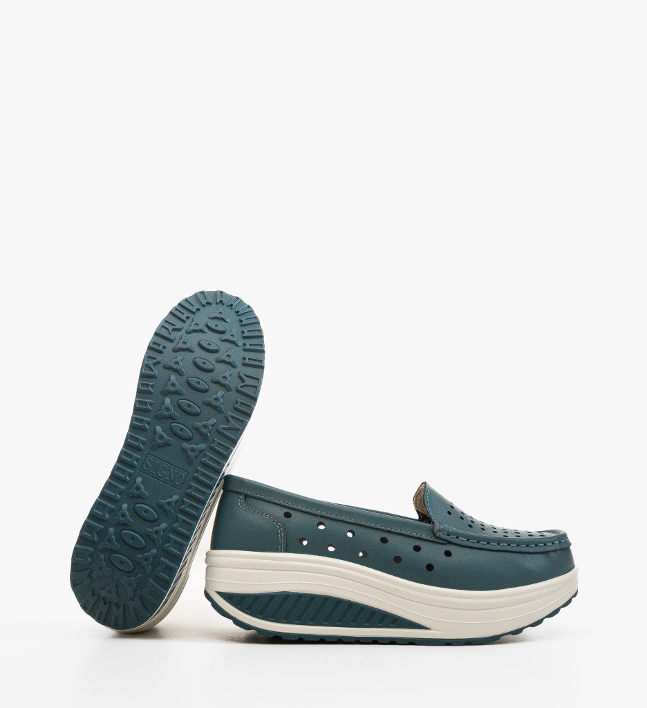 Pantofi Casual Buga Albastri - Confort și Stil - imagine 4