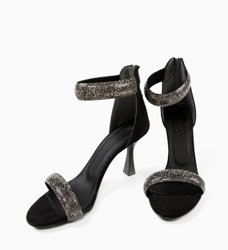 Sandale Dama Nae Negre | Toc Stilat - imagine 7