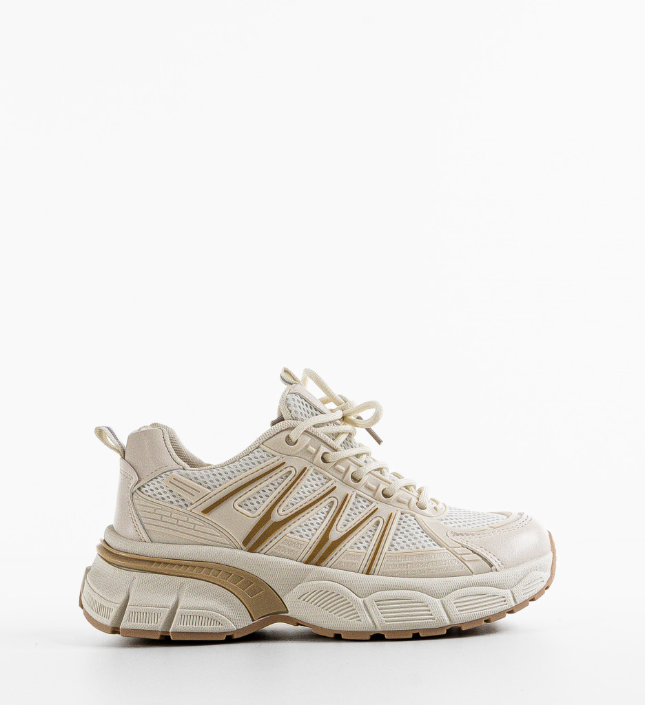 Sneakers Dama Vyvozkam Bej | Confort & Stil - imagine 5