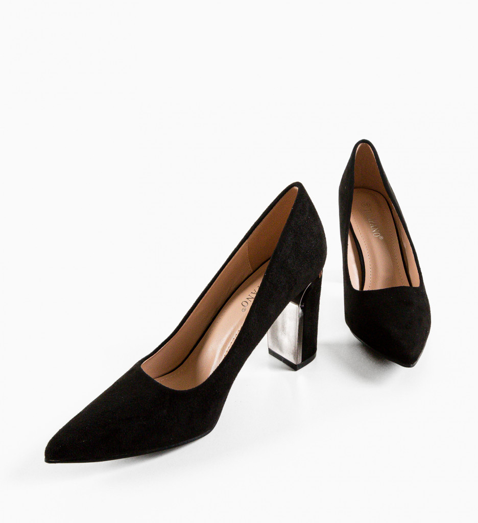 Pantofi dama Stein Negri cu toc elegant - imagine 11