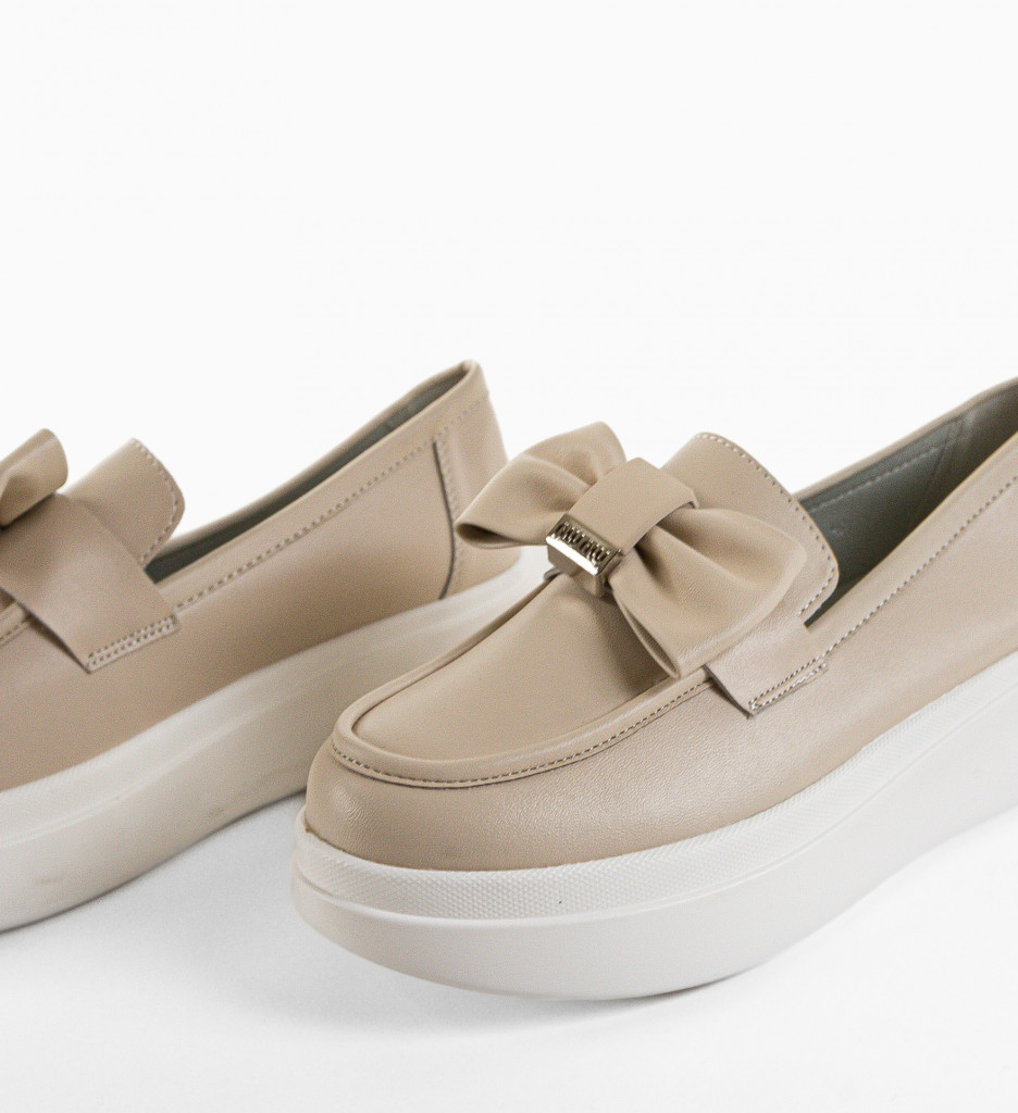Pantofi Casual Dama Volga Bej - Confort și Stil - imagine 9