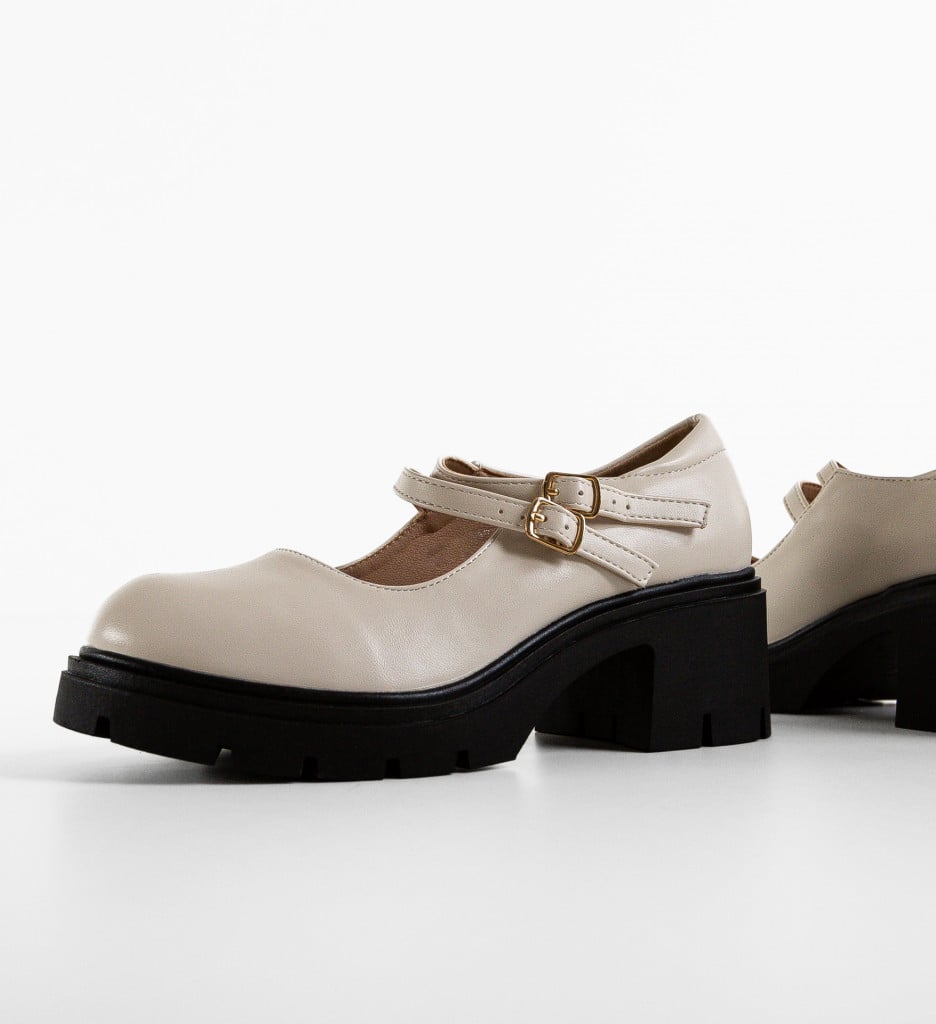 Pantofi Casual Jadvyga Bej - Confort și Stil - imagine 7