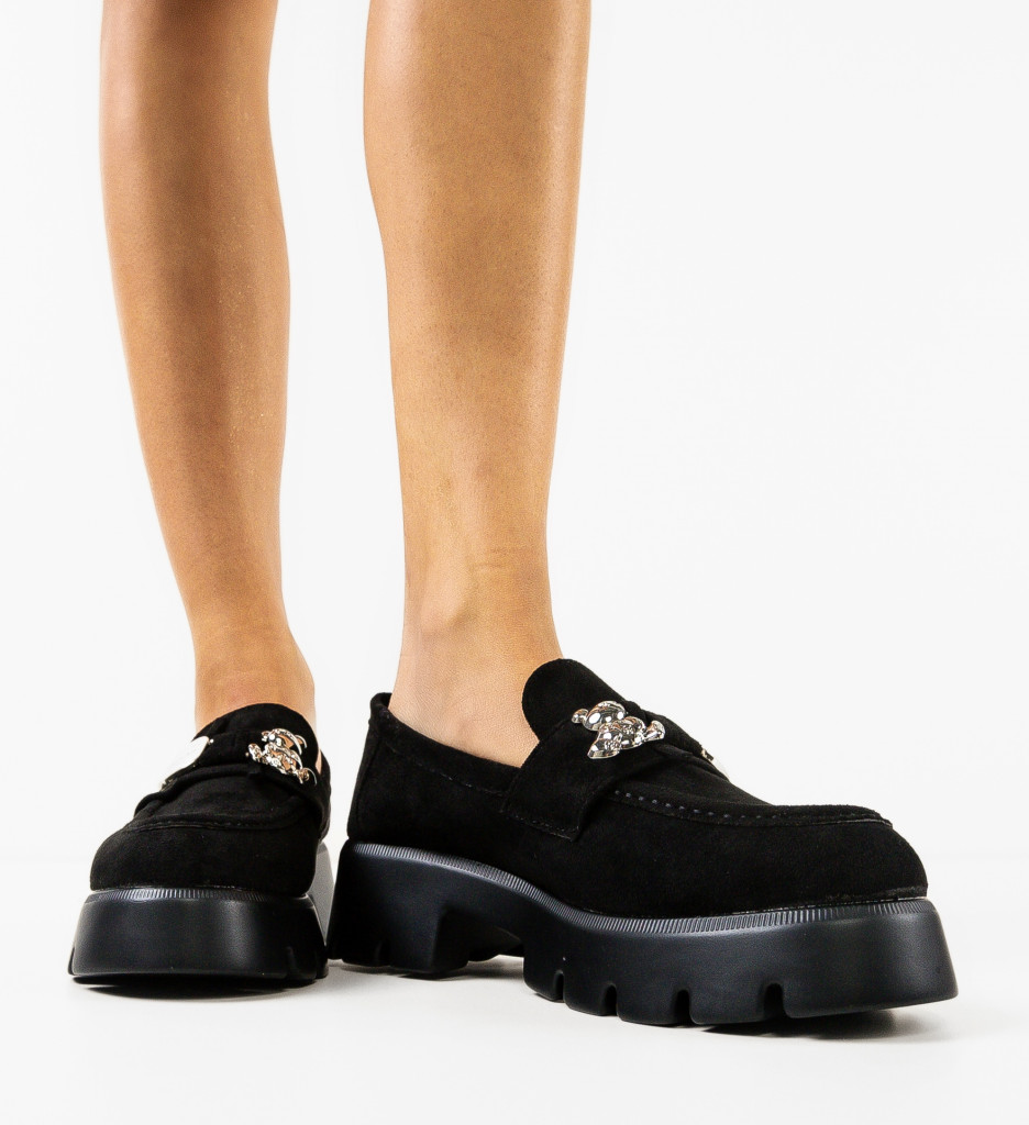 Pantofi Casual Ashweather Negri - Confort și Stil - imagine 2