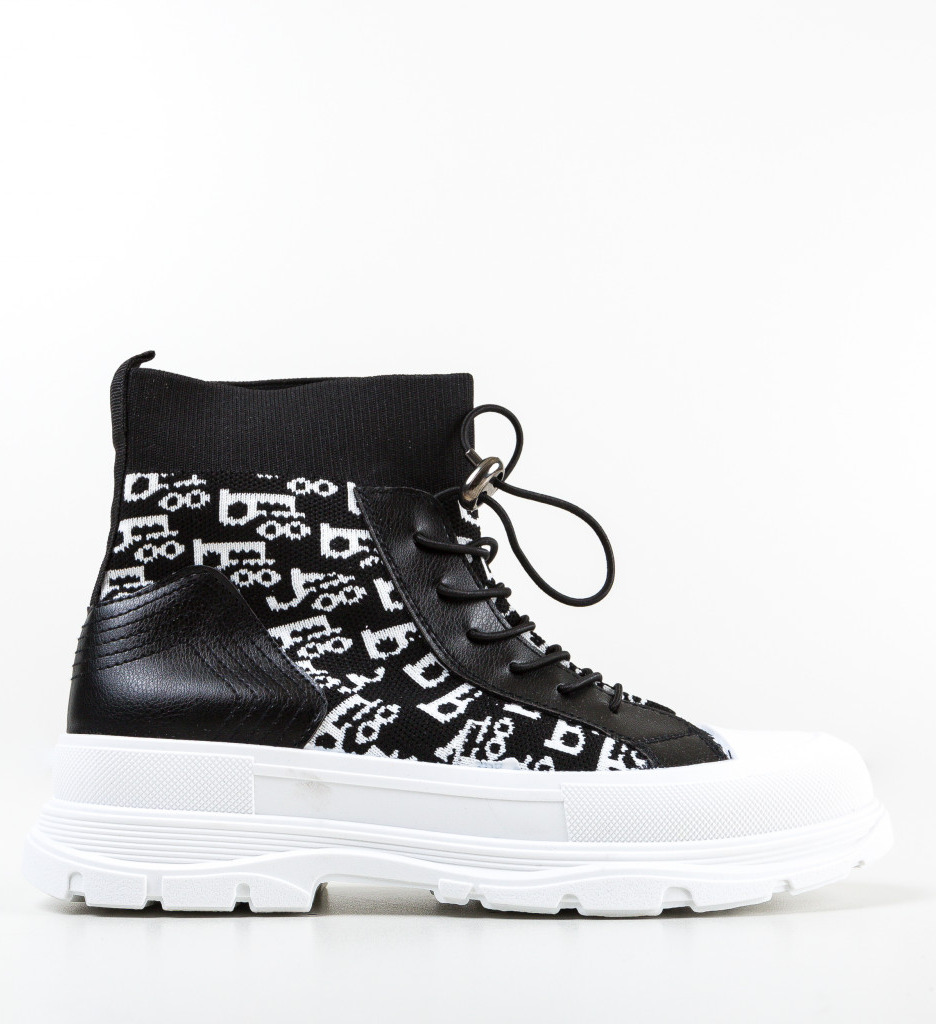 Ghete Dama Levine Negre - Eleganță Asigurată - imagine 5