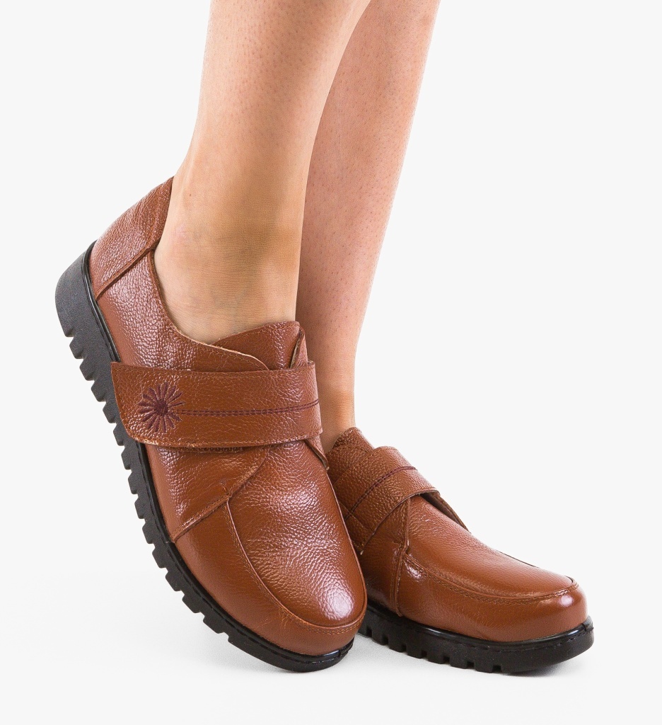 Pantofi Casual Marye Camel - Eleganță și Confort Zilnic - imagine 5
