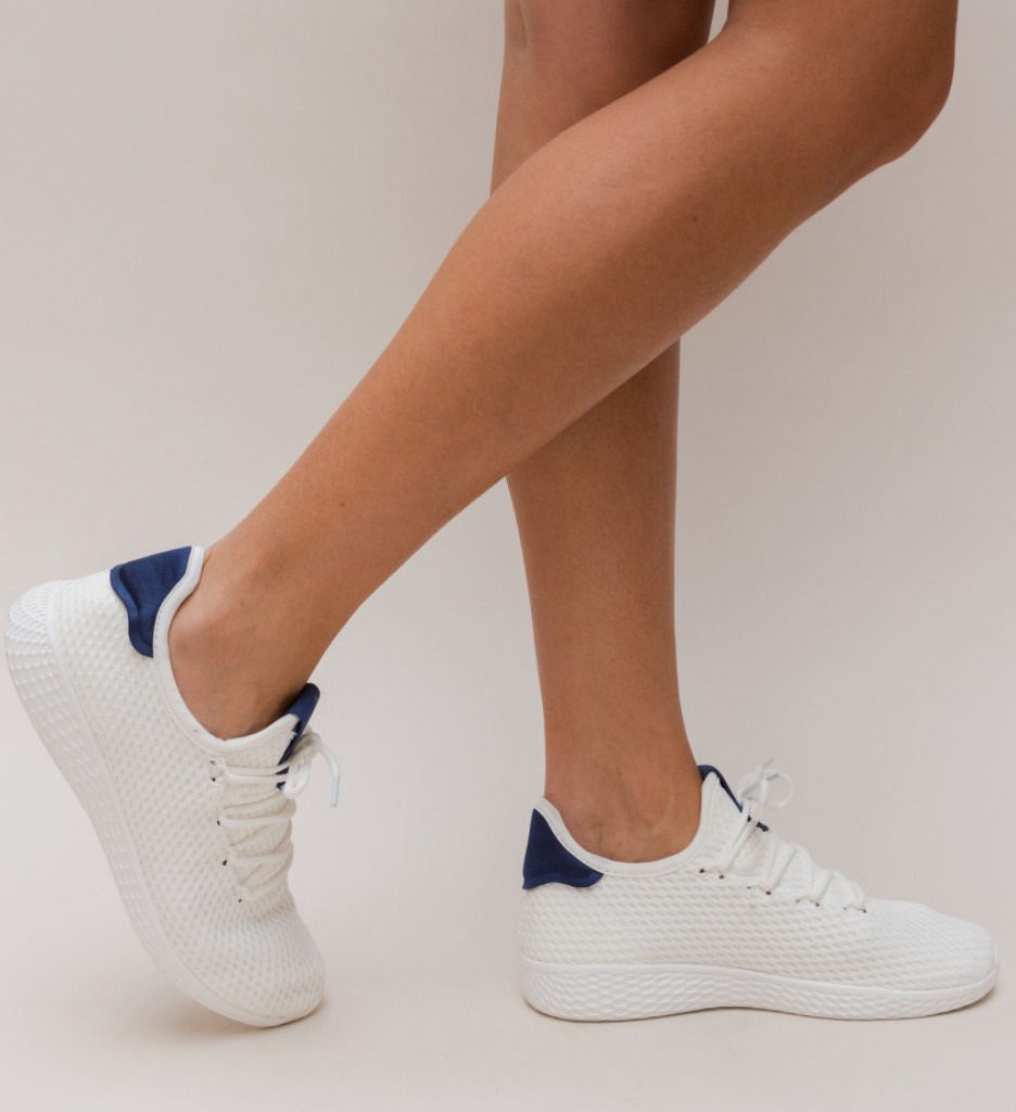 Pantofi Sport Zoha Albi | Confort și Design - imagine 3