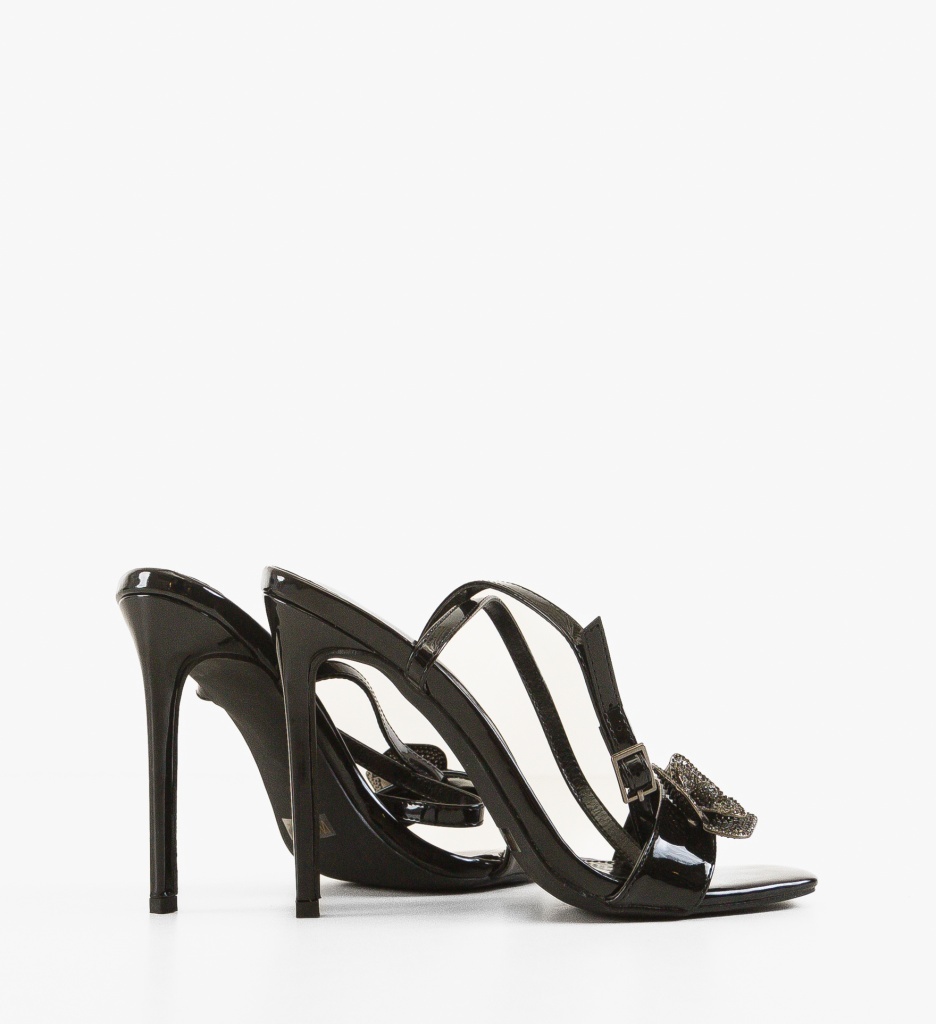 Sandale cu Toc Venara Negre - Eleganță Asigurată - imagine 5