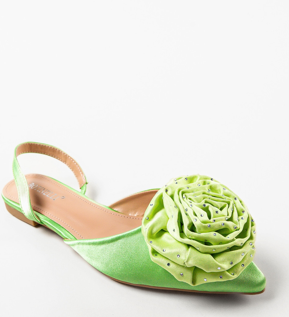 Balerini Dama Verzi Annabel | Confort și Eleganță - imagine 4