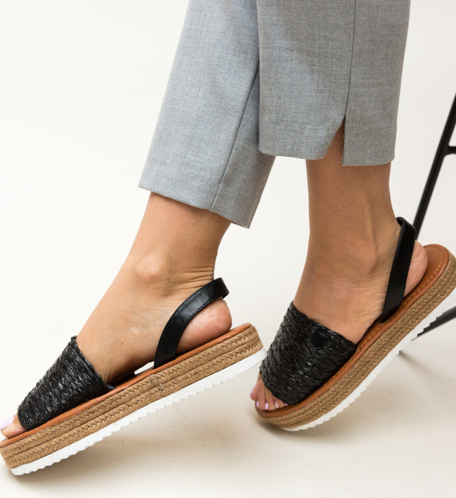 Sandale Gregos Negre | Stil și Confort Urban - imagine 2