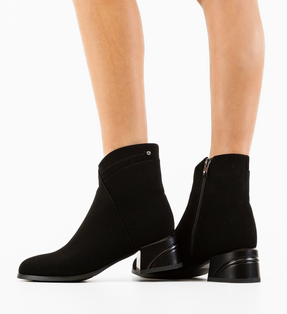 Botine Kusat Negre - Eleganță și Stil - imagine 3