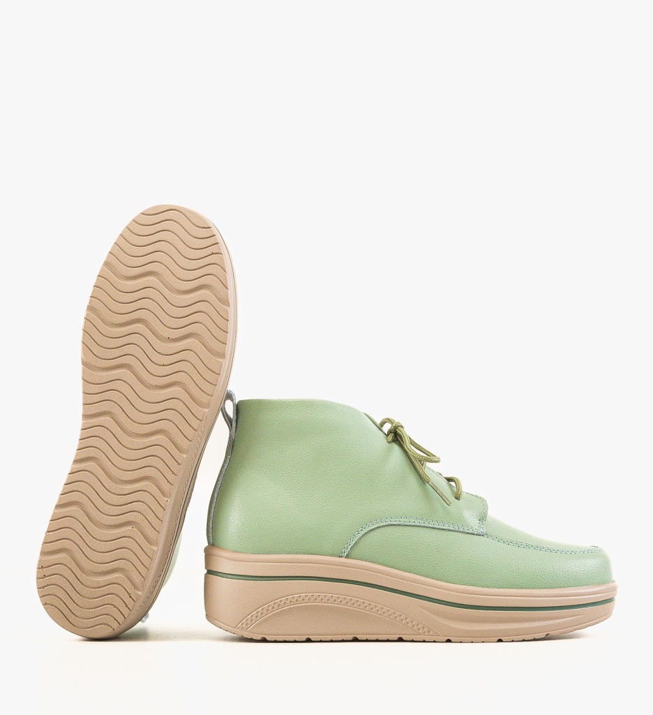 Pantofi Casual Bergamon Verzi | Confort & Stil - imagine 6
