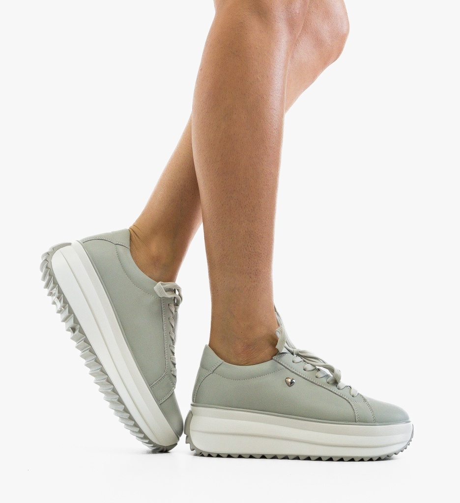 Sneakers Dama Arioami Gri - Confort Stilat - imagine 5