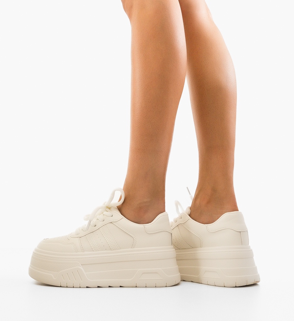Sneakers Dama Dyda Albi | Confort și Stil - imagine 2