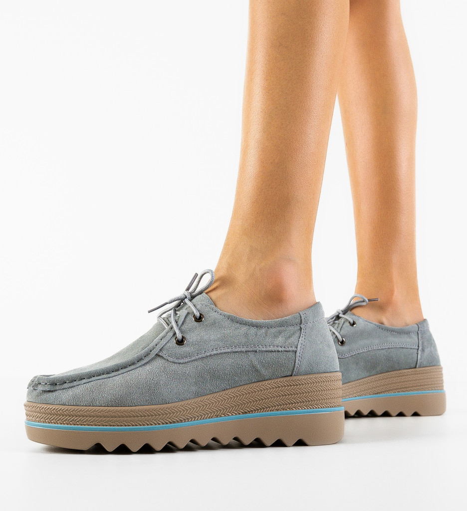 Pantofi Casual Sagrio Albastri - Confort și Stil - imagine 3