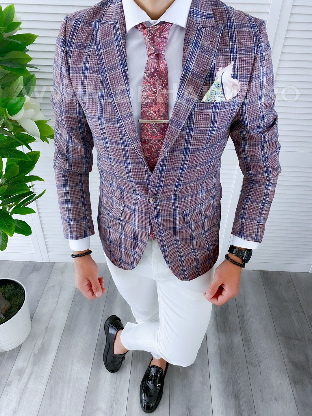 Sacou Barbati Carouri Slim Fit B4238