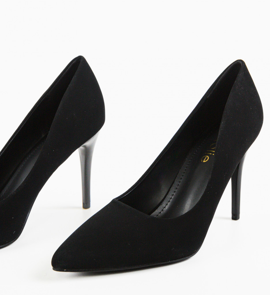 Pantofi cu Toc Kezia Negri 2 - Eleganță și Stil - imagine 7