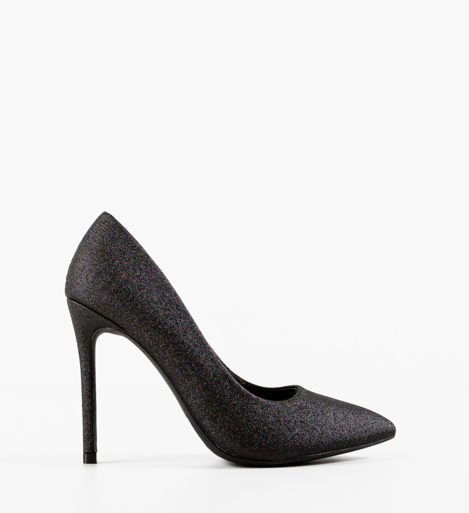 Pantofi cu Toc Silica Negri - Eleganță Asigurată - imagine 5