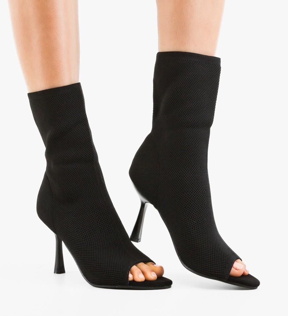 Botine Dama Kefer Negre | Eleganță și Confort - imagine 5