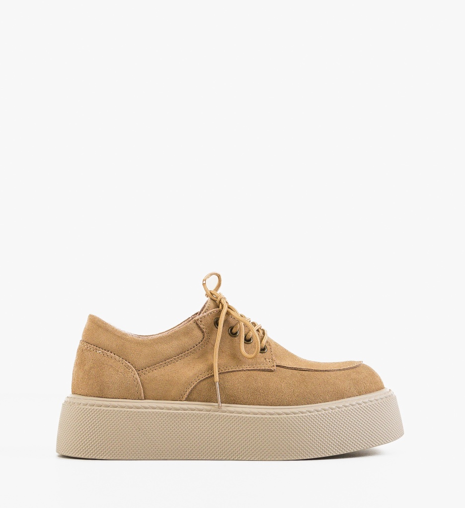 Sneakers Dama Sweep Bej | Confort și Stil - imagine 8
