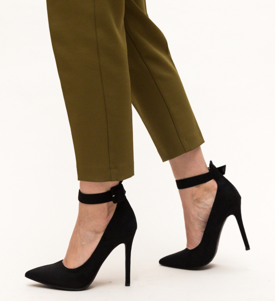Pantofi Cole Negri cu Toc - Eleganță Asigurată - imagine 4
