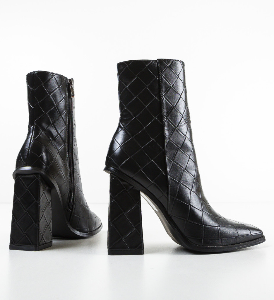 Botine Kay Negre - Confort pe Tot Parcursul Zilei - imagine 4
