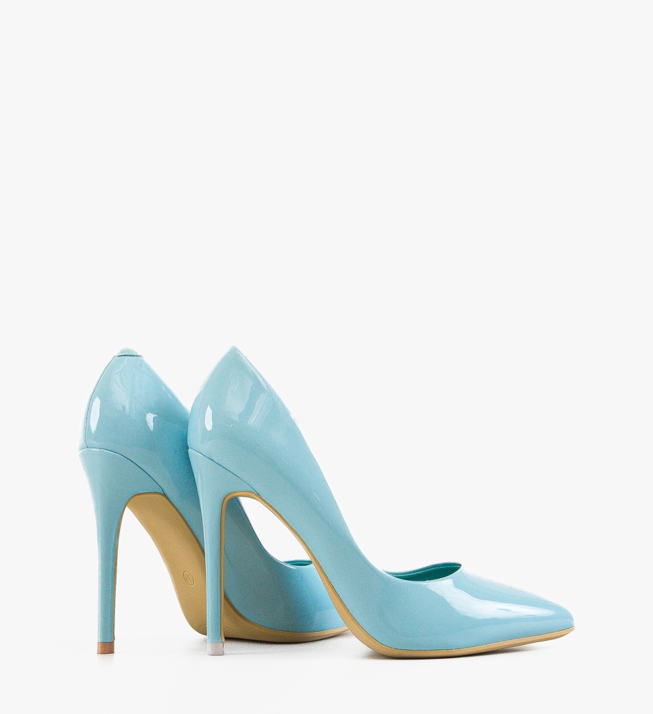 Pantofi Stiletto Henriet Albastri - Eleganță și Stil - imagine 2