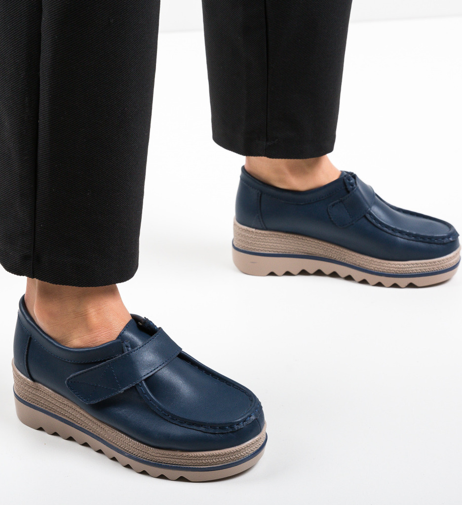 Pantofi Casual Straif Bleumarin - Confort și Stil