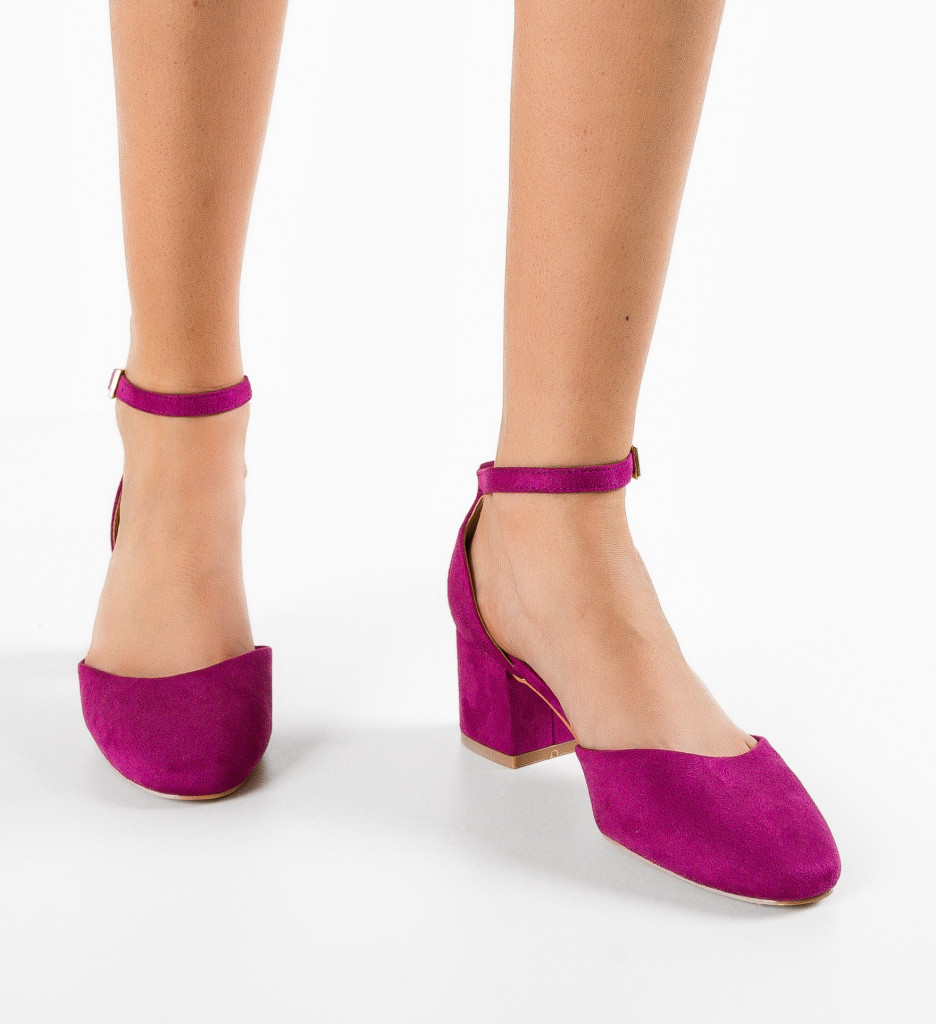 Pantofi cu Toc Keats Fuchsia | Eleganță Asigurată
