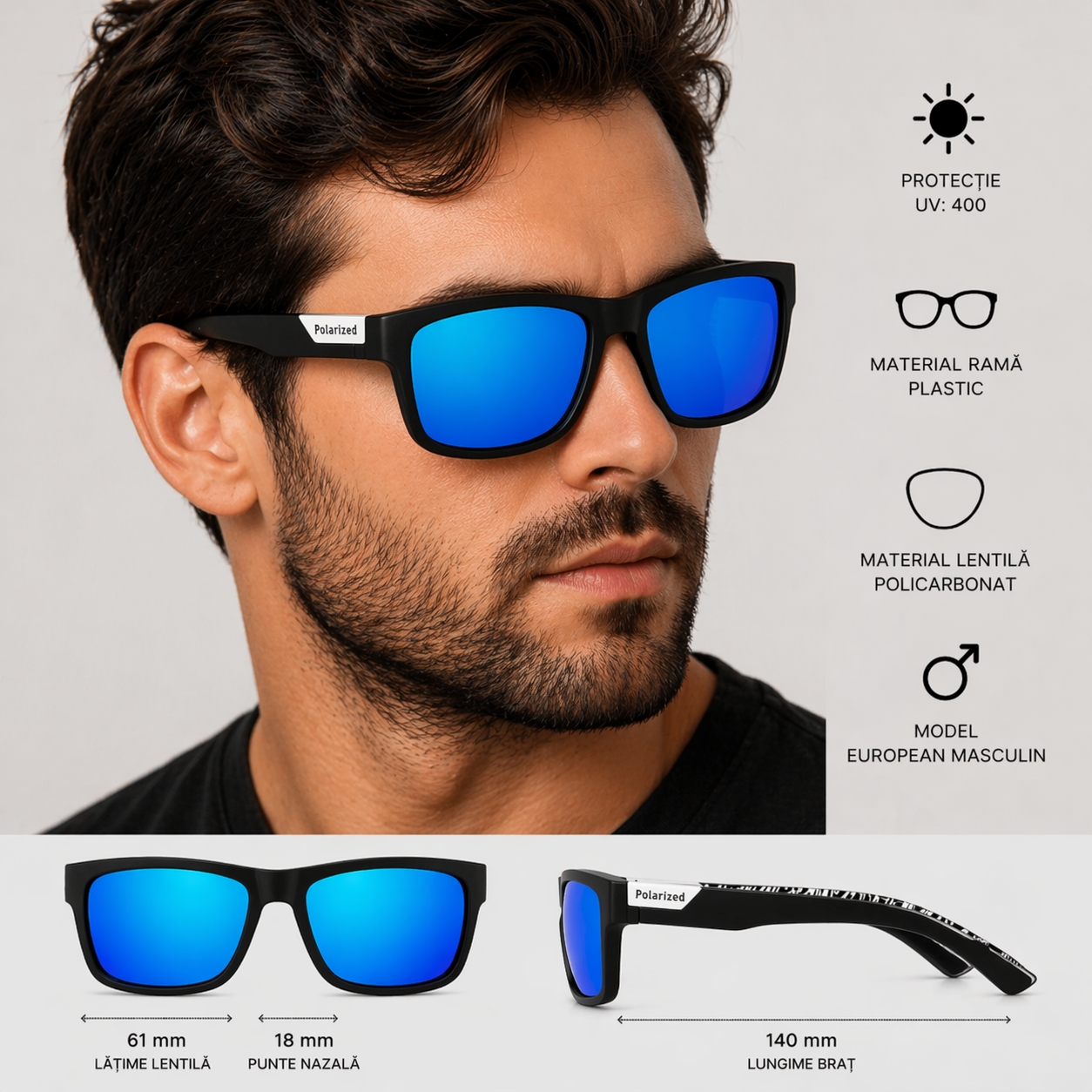 Ochelari de Soare Picadili SG024 UV400 - imagine 3