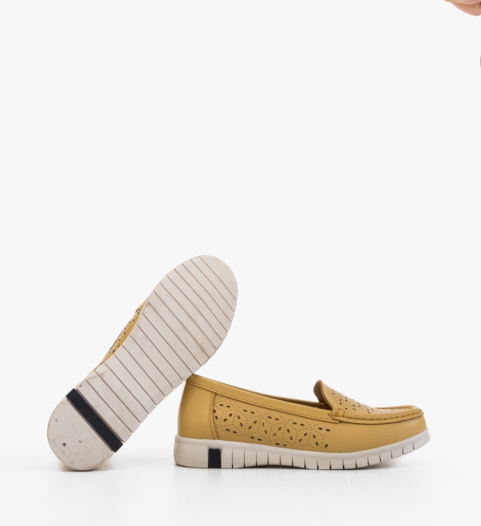 Espadrile Dama Skrell Galbene | Confortabile - imagine 4